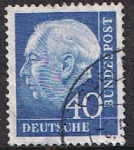 Stamps Germany -  THEODOR HEUSS