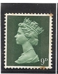 Stamps United Kingdom -  Machin predecimal