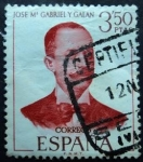 Stamps Spain -  Jose María Gabriel y Galán (1870-1905)