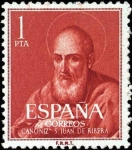 Stamps Spain -  Canonización del beato Juan de Ribera