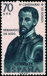Stamps Spain -  Forjadores de América