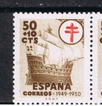 Stamps Spain -  Edifil  1068  Pro Tuberculosos  