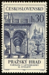 Stamps Czechoslovakia -  REPUBLICA CHECA - Centro histórico de Praga