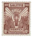 Stamps : America : Chile :  CENTENARIO DE LA EXPORTACION DEL SALITRE
