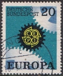 Stamps Germany -  EUROPA 1967