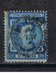 Stamps Europe - Spain -  Edifil  175  Corona Real y Alfonso XII.  