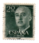Stamps Spain -  Serie del GENERAL-FRANCISCO FRANCO-1955/58