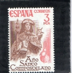 Stamps Spain -  2306- Virgen Peregrina ( Pontevedra ) -Año Santo Compostelano