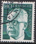 Stamps Germany -  PRESIDENTE G. HEINEMANN