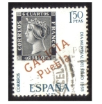 Stamps Spain -  (1869) Día Mundial del Sello (Galicia Puebla)