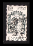 Stamps : Europe : Spain :  (1891) Forjadores de América. Escudo de los Losada