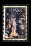 Stamps : Europe : Spain :  (1897) Navidad 1968. El Nacimiento (Fiori da Urbino "El Barocci¨)