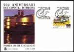Stamps Andorra -  50 aniversario del Consejo de Europa - SPD