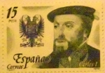 Stamps Spain -  Carlos I