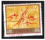 Stamps : Europe : Spain :  (1779) Pintura Cueva de Morella (Castellón)