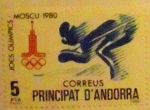 Stamps Andorra -  Juegos Olimpicos Moscu  1980 
