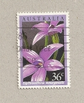 Stamps Australia -  FlorElythranthera  emarginata