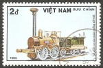 Stamps Vietnam -  633 - locomotora