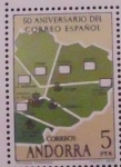 Stamps : Europe : Andorra :  Aniversario Correo Español