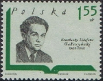 Stamps Poland -  ESCRITORES POLACOS. KONSTANTY ILDEFONS GALCYNSKI