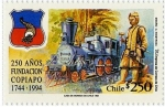 Stamps Chile -  250 Años de Copiapo