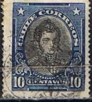 Stamps Chile -  Scott  116  Bernado O´Higgins (2)