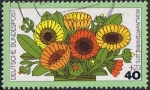 Stamps Germany -  FLORES DE JARDIN. RAMO DE CALÉNDULAS