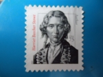 Stamps United States -  Escritora_ Harriet Elizabeth Beeche (1811-1896) 