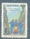 Stamps Guatemala -  Homenaje al Cuerpo de Bomberos en el Año de su Desintervención