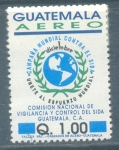 Stamps : America : Guatemala :  Dia contra el Sida