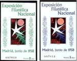 Stamps : Europe : Spain :  25 de Junio Exposición Filatelica Nacional Codigos Edifil (1222-1223)