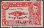 Stamps : America : Colombia :  TIMBRE NACIONAL