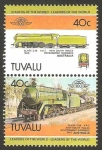 Stamps Tuvalu -  locomotora de Australia