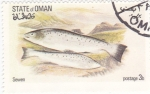 Stamps Oman -  peces