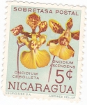 Stamps Nicaragua -  flores