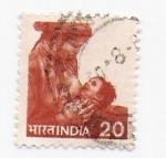 Stamps : Asia : India :  