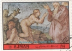 Stamps United Arab Emirates -  Michelangelo