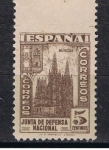 Stamps Spain -  Edifil  804  Junta de Defensa Nacional.  