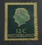 Stamps Netherlands -  Queen juliana type profile