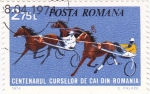 Stamps Romania -  centenario de carreras de caballos en Rumania