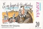 Stamps Spain -  escenas del quijote