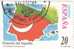 Stamps Spain -  historia de España