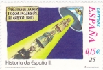 Stamps Spain -  historia de España ll