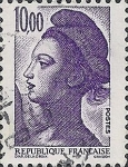 Stamps : Europe : France :  Libertad de Gandon