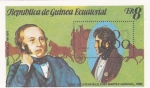 Stamps Equatorial Guinea -  Rowland Hill -London 1980