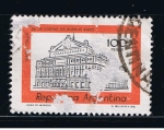 Stamps Argentina -  Teatro Colón de la ciudad de Buenos Aires.