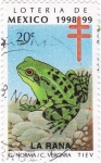 Stamps Mexico -  Loteria de Mexico 1998-99 -LA RANA