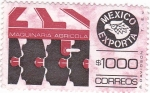 Stamps Mexico -  Mexico exporta-maquinaria agricola