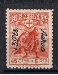 Stamps Spain -  Edifil  768  Cruz Roja Española  Habilitado.