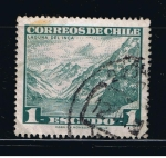 Stamps Chile -  Laguna del Inca